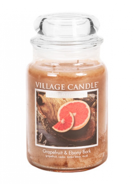 Village Candle Grapefruit & Ebony Bark 645 g - 2 Docht